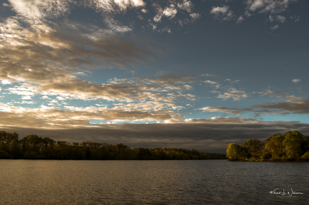 Carnegie Lake, water, clouds, sky, lake